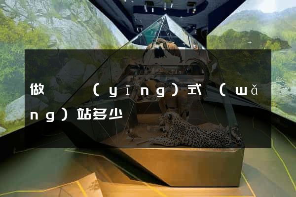 做個響應(yīng)式網(wǎng)站多少錢