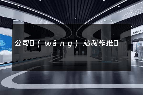 公司網(wǎng)站制作推廣