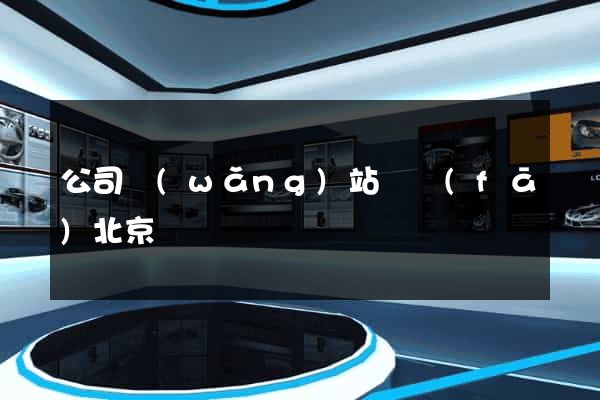 公司網(wǎng)站開發(fā)北京