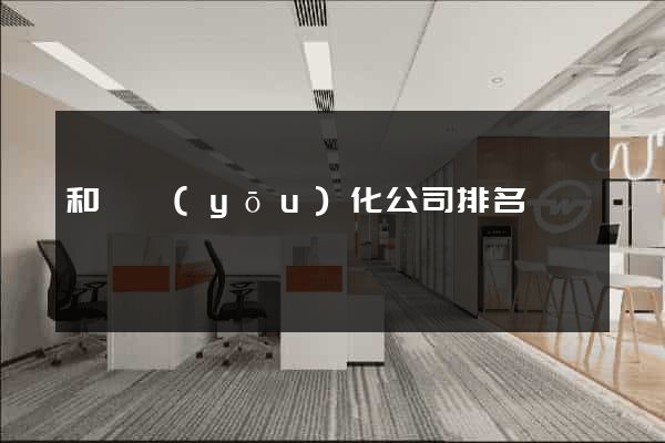 和縣優(yōu)化公司排名