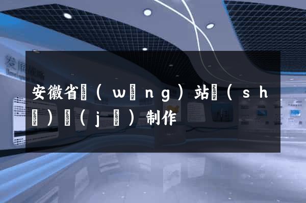 安徽省網(wǎng)站設(shè)計(jì)制作