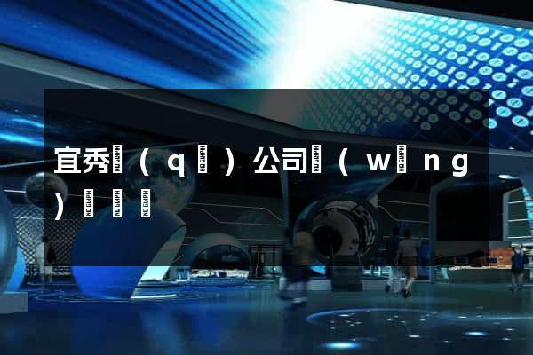 宜秀區(qū)公司網(wǎng)頁設計