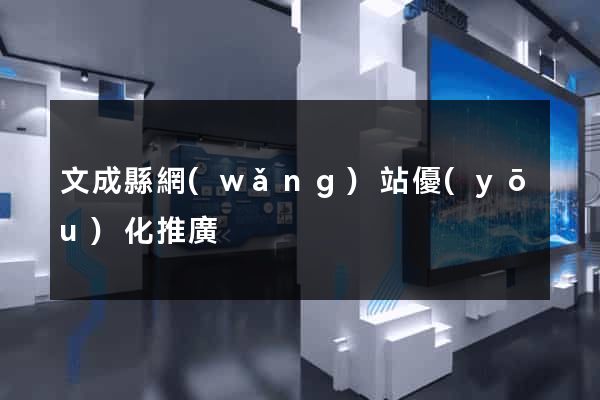 文成縣網(wǎng)站優(yōu)化推廣