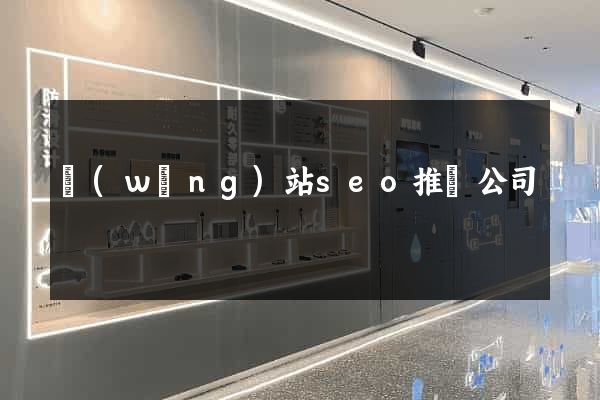 網(wǎng)站seo推廣公司