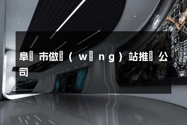 阜陽市做網(wǎng)站推廣公司