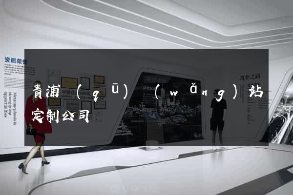 青浦區(qū)網(wǎng)站定制公司